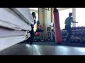 Father Daughter Kickboxing Heavy-bag Challenge with Piece_KS