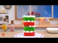 Delicious Rainbow OREO Cake🌈1000+ Miniature Rainbow Cake Recipe🌞Best Of Rainbow Cake Ideas