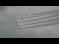 Red Arrows at Biggin Hill, 2017 (Sunday) with comms