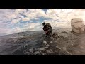 Spearfishing my 138kg Black Marlin off Brisbane while looking for Mackerel