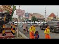 PALANG PINTU PERLINTASAN KERETA API Jalan Puri Anjasmoro Semarang Ka Argo Merbabu