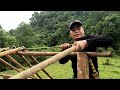 How To SURVIVAL, Complete The Bamboo House On the Moutain Top, Bushcraft Camping #survival #diy