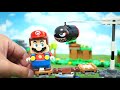 LEGO Super Mario   summary 2 | レゴ　スーパーマリオのドッスン とキングテレサとキラーを組み立てる stop motion anime!