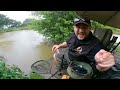 Method Feeder Fishing In A Storm With Sweetcorn