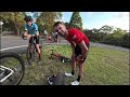 Hanging on for dear life at my very first CRIT RACE!