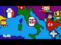 History of Italy in Europe (1900-2020) Countryballs