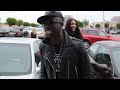 Supermodel/Actor Sam Sarpong Arriving At Panini Cafe In Woodland Hills 072113