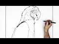 How To Draw A Parrot | Step By Step
