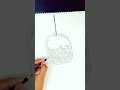 How to make a Little bear in basket Art video# Art video#