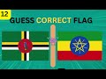 Can you guess real Flag 🎌🚩 Spot the fake flags | flag quiz - Geography quiz #2