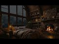 Rainfall and Fireplace for a Perfect Night's Sleep - Fall Asleep Faster with Soothing Rain Sounds