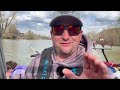 Anchor Fishing Cut Bait for Blues Catfish on the Tiny River || Live Catfishing With Chris Souders