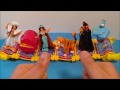 2004 DISNEY'S ALADDIN SPECIAL EDITION SET OF 6 HAPPY MEAL TOY COLLECTION VIDEO REVIEW