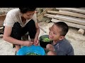 Digging the Pig Pen Floor, Simple Lunch with Family | Farmer Family