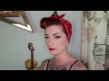 EASY Vintage Hair! Barrel Roll with Bandana! by CHERRY DOLLFACE