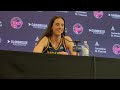 Caitlin Clark on adjusting to the WNBA, spacing, fitting in and being herself | Fever Media Day 2024