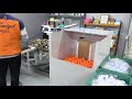 Golf ball factory in South Korea that makes new balls from discarded golf balls