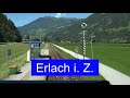 🇦🇹 Führerstandsmitfahrt auf der Zillertalbahn von Mayrhofen nach Jenbach | Cabride [4K UHD]