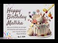 Mallika Mallika Birthday Song