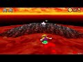 Super Mario 64 DS - 100% Walkthrough - Course 7 Lethal Lava Land