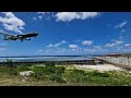 NZ 946 Boeing 777 All Blacks Landing at Rarotonga