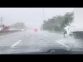 Fun driving in heavy storm in Toronto #toronto #rainstorm #rain #rainsounds #heavyrain #404 #dvp