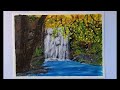 Drawing Waterfall for Beginner | Easy and Simple Step by Step