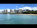 [4K] Waikiki Beach in Honolulu, Oahu Hawaii USA - Walking Tour Vlog & Vacation Travel Guide 🎧 ASMR