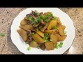 口蘑烧土豆 鲜香浓郁的家常美味|Grilled Potatoes with Mushrooms