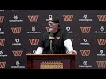 Coach Dan Quinn Speaks to the Media to Close Out Minicamp | Washington Commanders