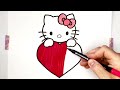 Set Hello Kitty. How to Draw Hello Kitty.