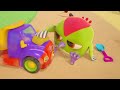 Hop Hop the owl teaches Peck Peck how to use the lift. Baby cartoons for kids. Learning videos.