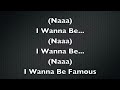 I Wanna Be Famous (Total Drama Island Theme Song) Lyrics