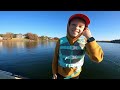 10 Year Old Reels in Monster Flathead.