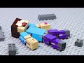 I build THE BEST Defence Tower to hold off 1,000 zombies | Lego Minecraft Animation