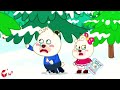 Mom Can't Find Bearee's Giant Secret Coca-Cola Swimming Pool | Kids Cartoon | Bearee and Bonnie