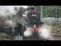 Fantastic Train Variety at Carlisle despite Chaos due to Floods. FIVE Class 37s! Steam, 16 July 24