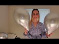 ASMR Silver Balloons | Blow-To-Pop And Nails Popping Balloons [ No Talking ]