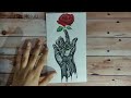 How To Draw A Rose | Easy Step By Step Tutorial Of Realistic Rose