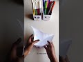 Paper Pen Stand | Easy origami box without glue #shorts #papercrafts