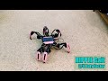 Hexapod Robot Walking Gaits & Flexing. Robotics with Android. Robot Spider.