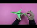 Origami Paper Craft Video: How to Make Paper Airplane Step-by-Step