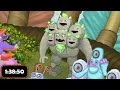 The Time of each Song / from short to long (My Singing Monsters)