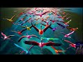 AI Generates An Image Of Rainbow Flamingos | Journey | AI Play | On-Demand Virtual Gallery