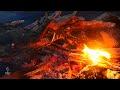 Calm your mind and body with the sounds of a crackling fire - wood burning sound asmr for relaxation