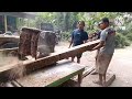 splitting wood, long is very difficult