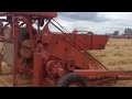 Allis Chalmers No. 10 Roto Baler at work.