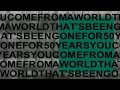 slowfreq - You Come From a World That’s Been Gone for 50 Years [VISUALIZER]