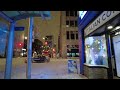 Toronto Canada Walk After Heavy Snowfall [Winter Storm 4K]