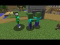 JJ Met FITNES TV WOMAN in VILLAGE in Minecraft! SHE HELP HIM! JJ Save Village in Minecraft - Maizen